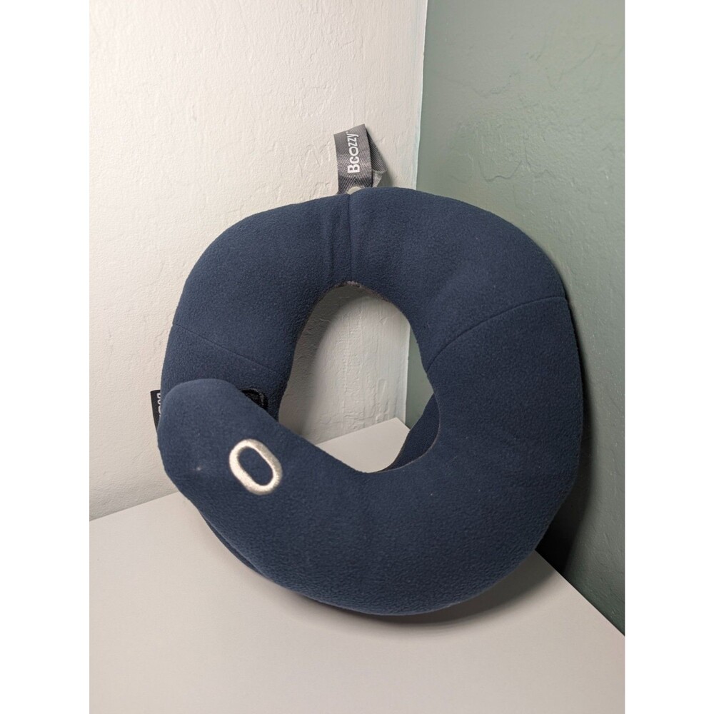 BCOZZY Travel Neck Pillow Double Neck Head Chin Support Size Large FLAW